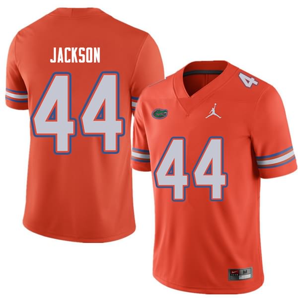 Men's NCAA Florida Gators Rayshad Jackson #44 Stitched Authentic Jordan Brand Orange College Football Jersey DAN5065HU